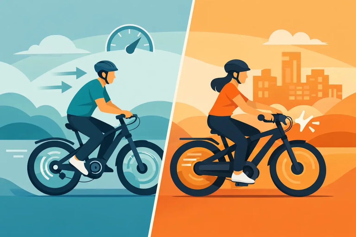 Pedal Assist Versus Throttle for E-Bike Riders