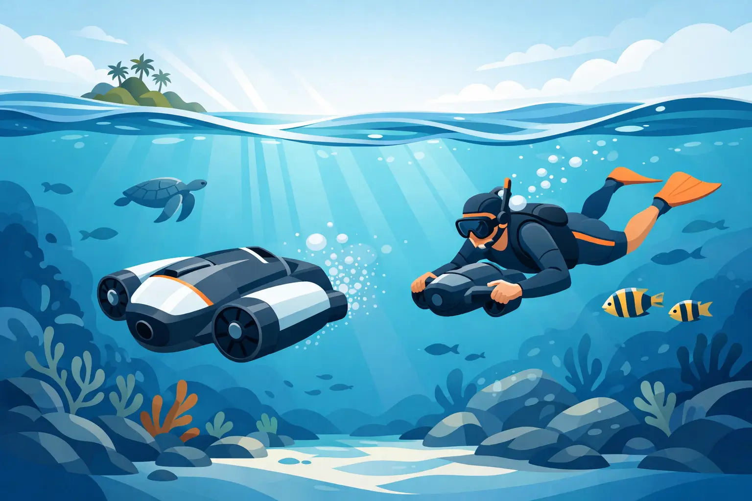 Best Underwater Sea Scooter for Snorkeling