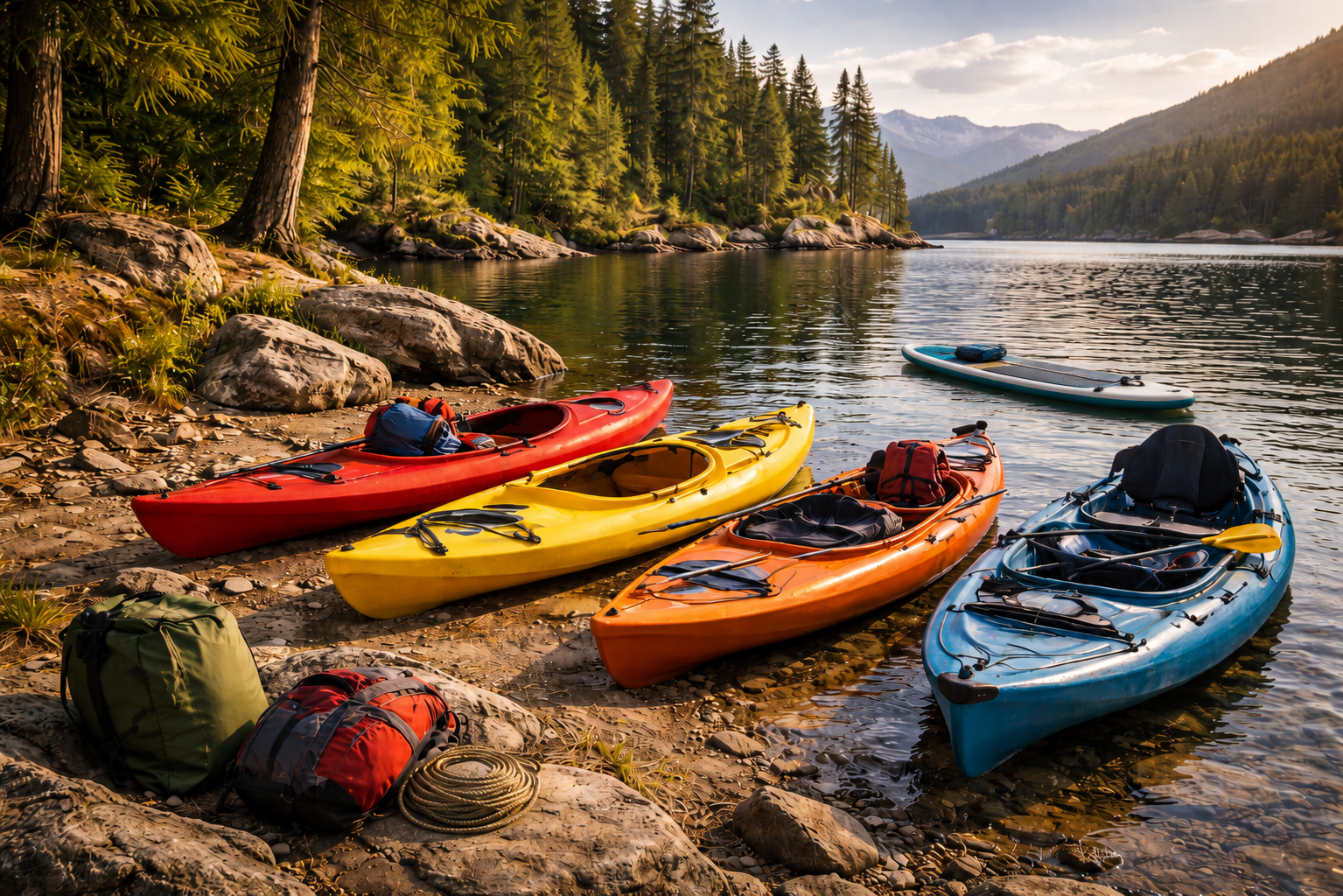 Hardshell Kayaks & Paddleboards Menu