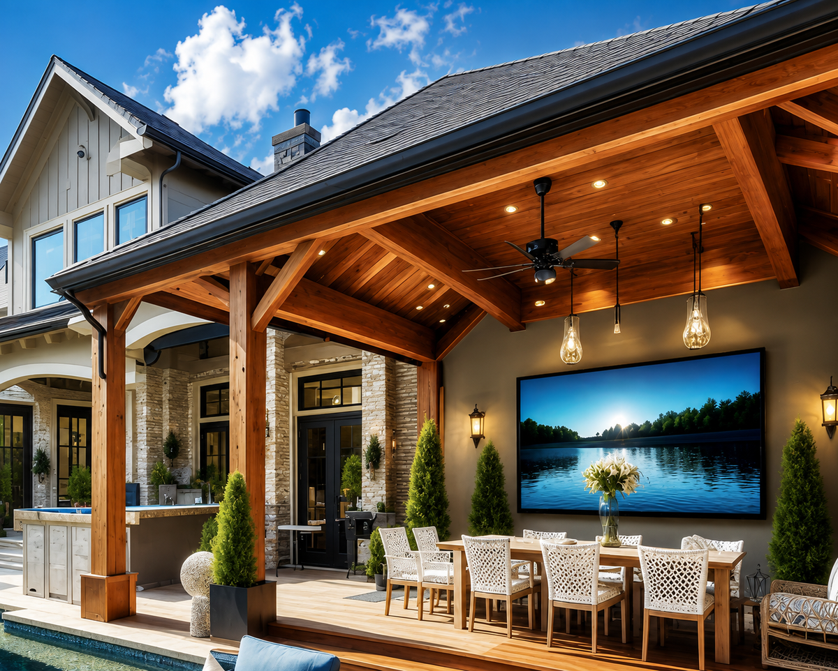 Covered Patio Outdoor TV's