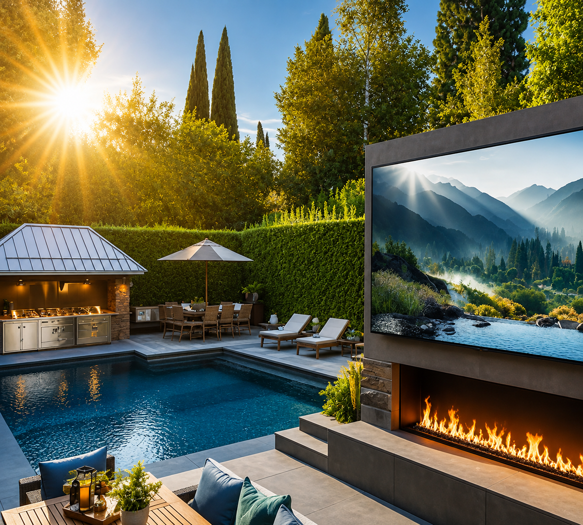 Full Sun Outdoor TV's