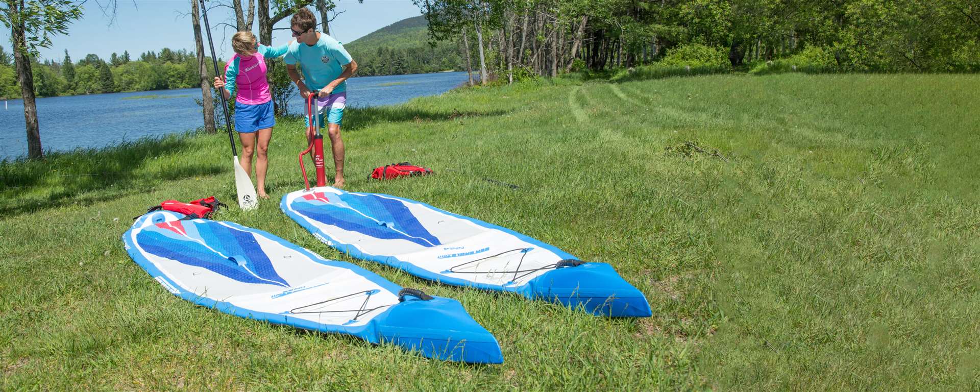 Sea Eagle NeedleNose Series NN14KST,14 foot Inflatable SUP,Start Up Package,Solo,Easy Transport,Fast Set Up