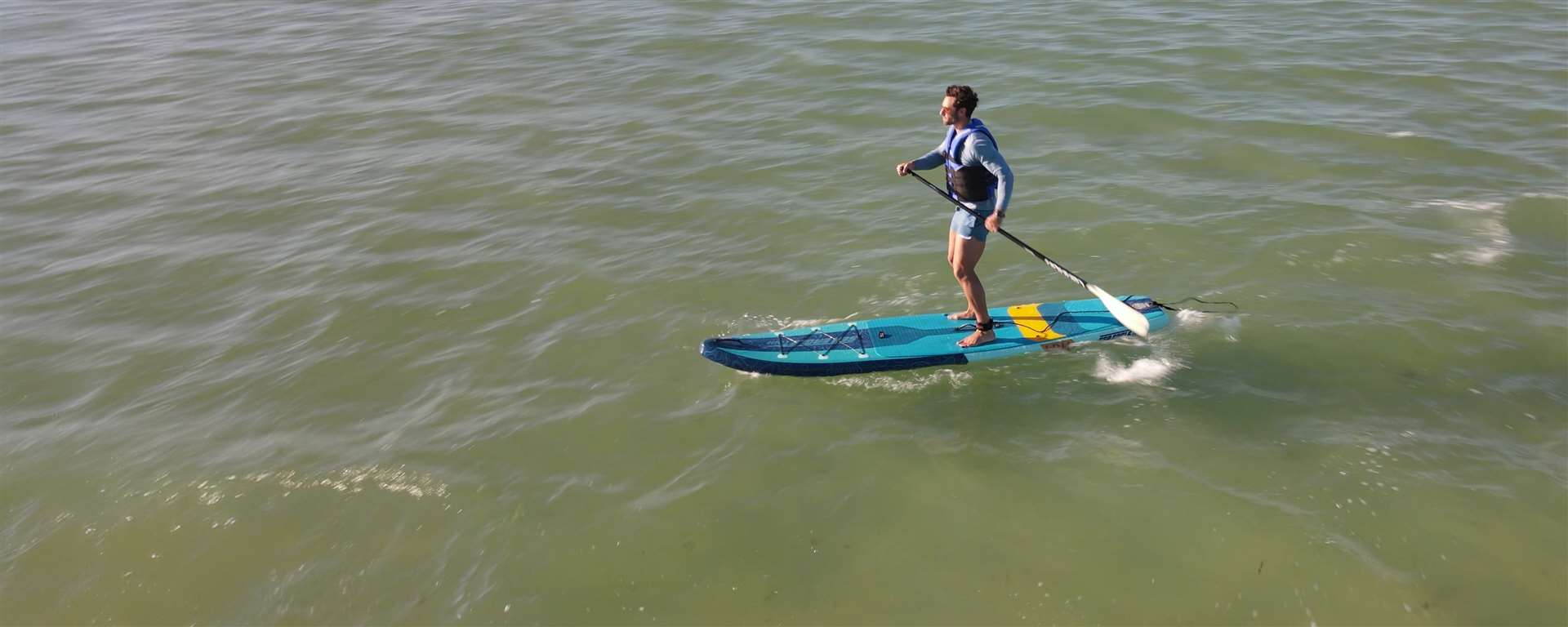 Sea Eagle Long Board LB11KST,11 foot Inflatable SUP,Start Up Package,Solo,Easy Transport,Fast Set Up