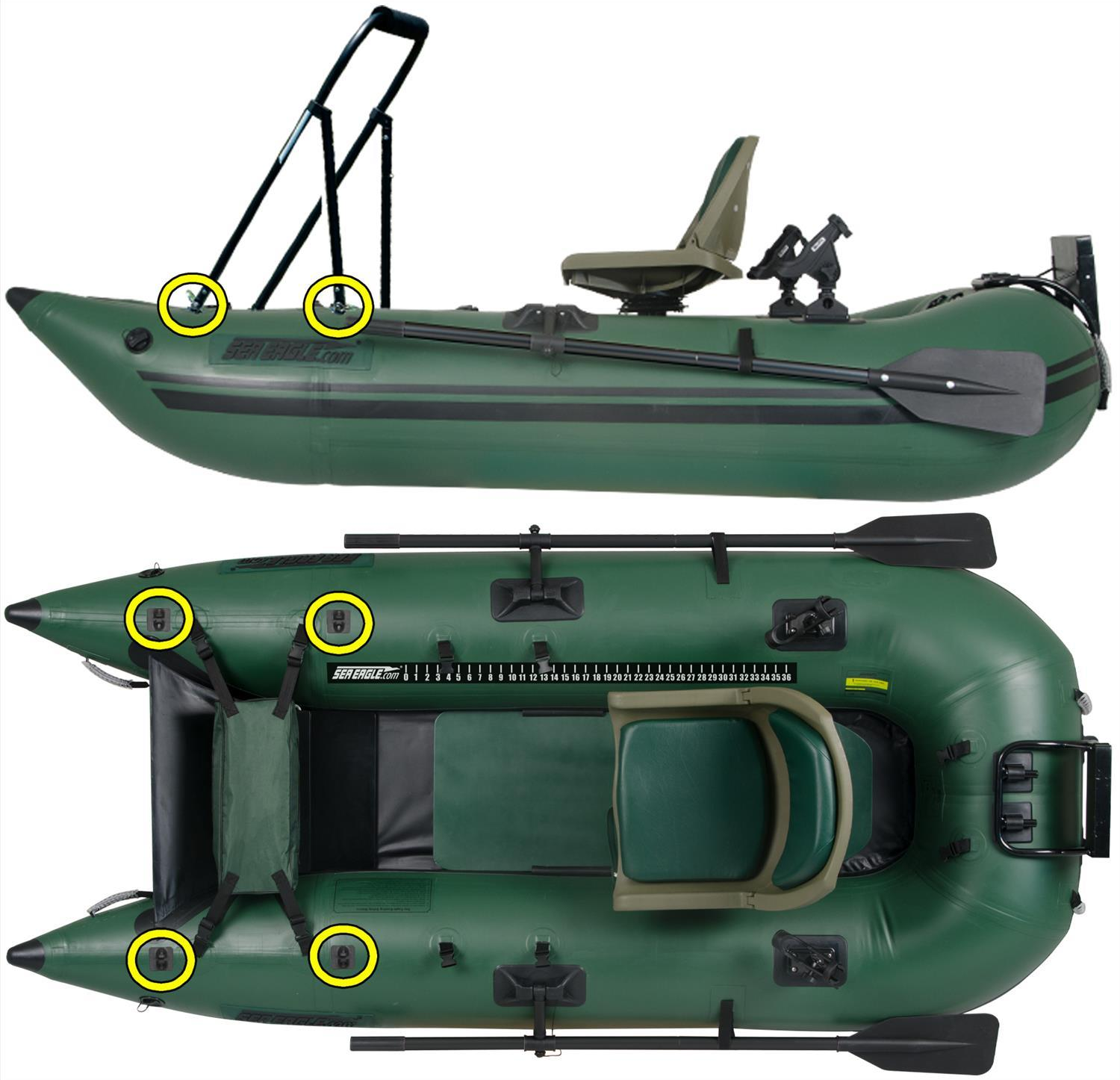 Universal Casting/Lean Bar Retro Kit for Sea Eagle Inflatable Boats, Kayaks, SUP's