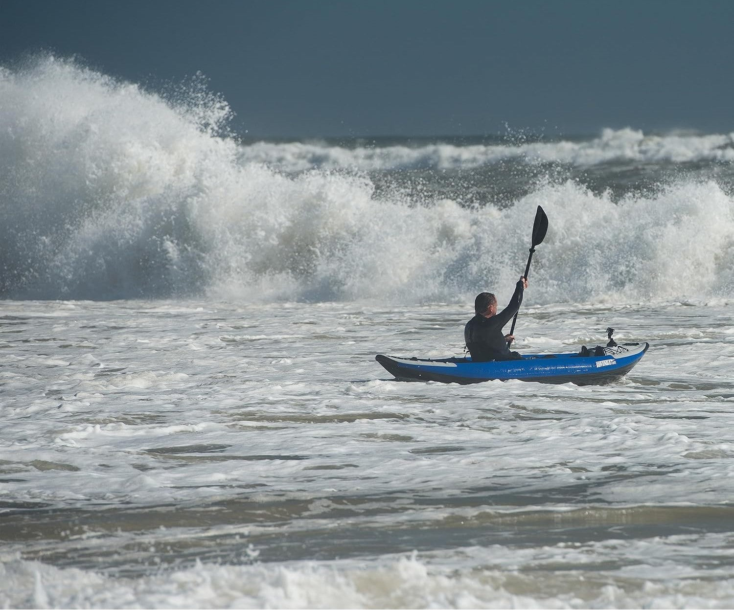 10 foot Inflatable Sea Eagle Kayak 300XK Pro Carbon Package, Solo Seater, Easy Transport, Fast Set Up