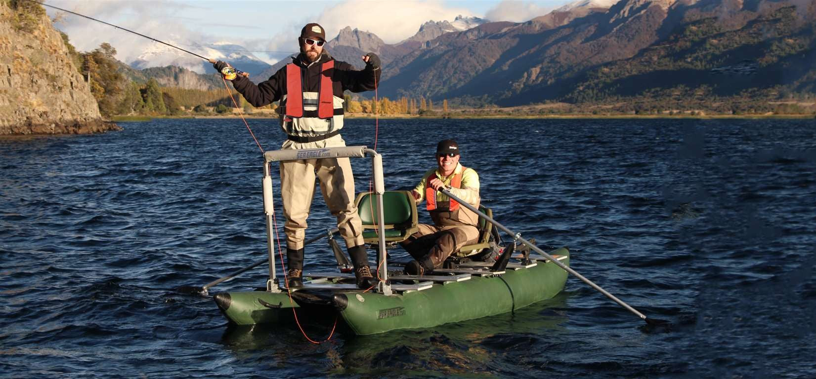 Sea Eagle 375FCKP Pro Package FoldCat,12 foot Inflatable Green Fishing Boat,w/Casting bar,1-2 Seater,Easy Transport,Fast Set Up