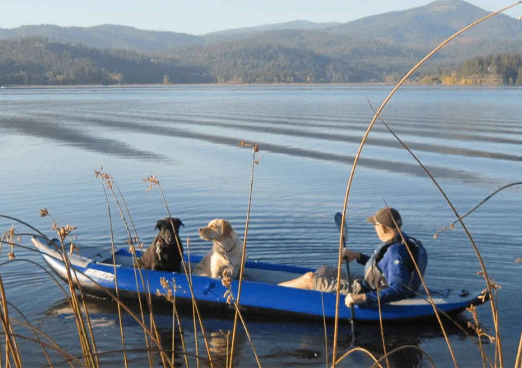 12 foot Inflatable Sea Eagle Kayak 380XK Pro Carbon Package, 1-3 Seater, Easy Transport, Fast Set Up