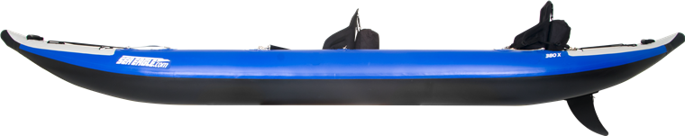 12 foot Inflatable Sea Eagle Kayak 380XK Pro Carbon Package, 1-3 Seater, Easy Transport, Fast Set Up