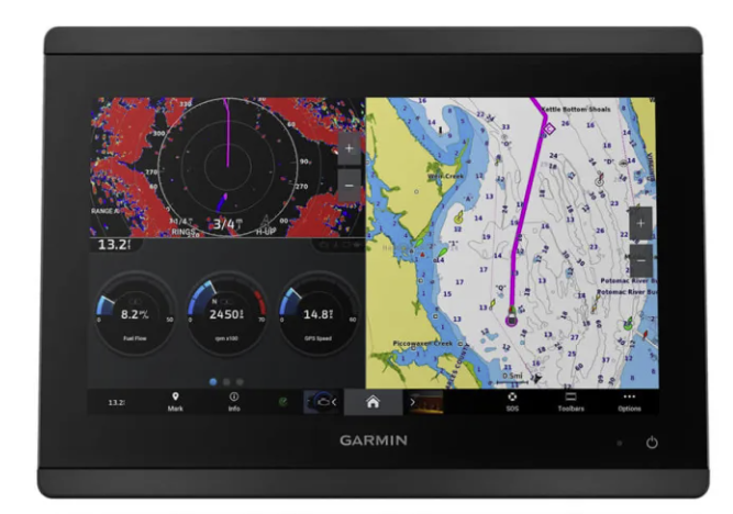 Garmin GPSMAP 8612 With Mapping. Includes Extra Features (12 inch screen)