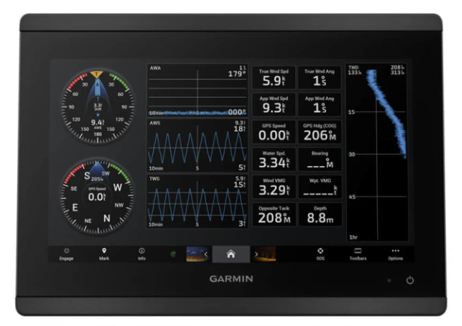 Garmin GPSMAP 8612 With Mapping. Includes Extra Features (12 inch screen)