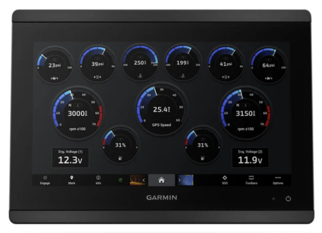 Garmin GPSMAP 8612 With Mapping. Includes Extra Features (12 inch screen)