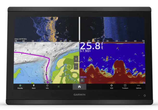 Garmin GPSMAP 8616xsv GPS + Fishfinder With Mapping and Sonar. Includes Extra Features (16 inch screen)