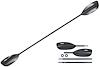 15 foot Inflatable Sea Eagle FastTrack 465FTKP Kayak V Bottom Pro Carbon Package,3 Person, Easy Transport, Fast Set Up