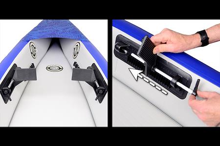 10 foot Inflatable Sea Eagle EZLite10KP Kayak Pro Package,1 Person, Easy Transport, Fast Set Up