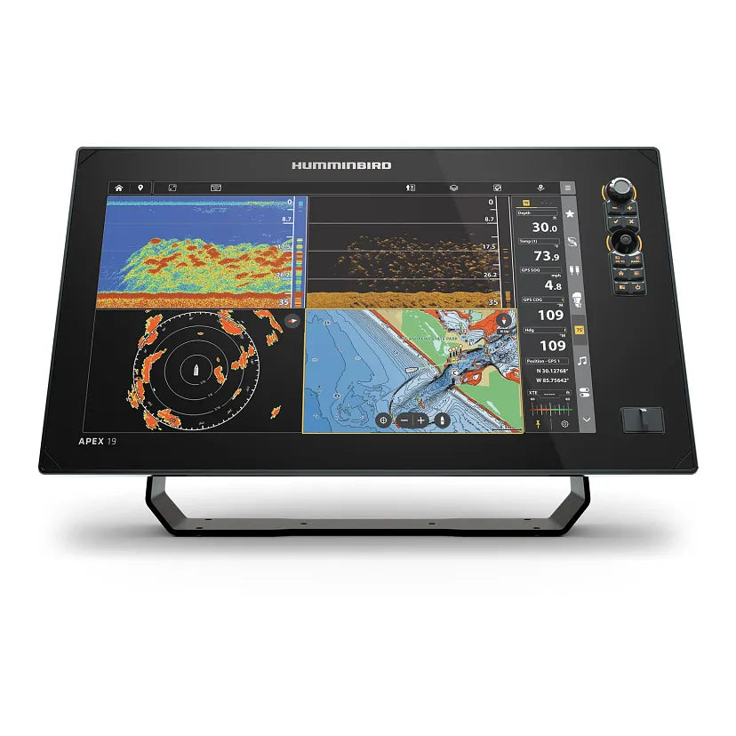 Humminbird APEX 19 VX MSI+ Chartplotter/Fishfinder with Transom Mount Transducer