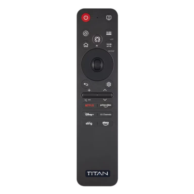 Titan Full Sun Outdoor TV,L300 Mini- LED QNED,IP65 Weatherproof,1520 Nit Brightness,WebOS,4K, Dlby Atmos