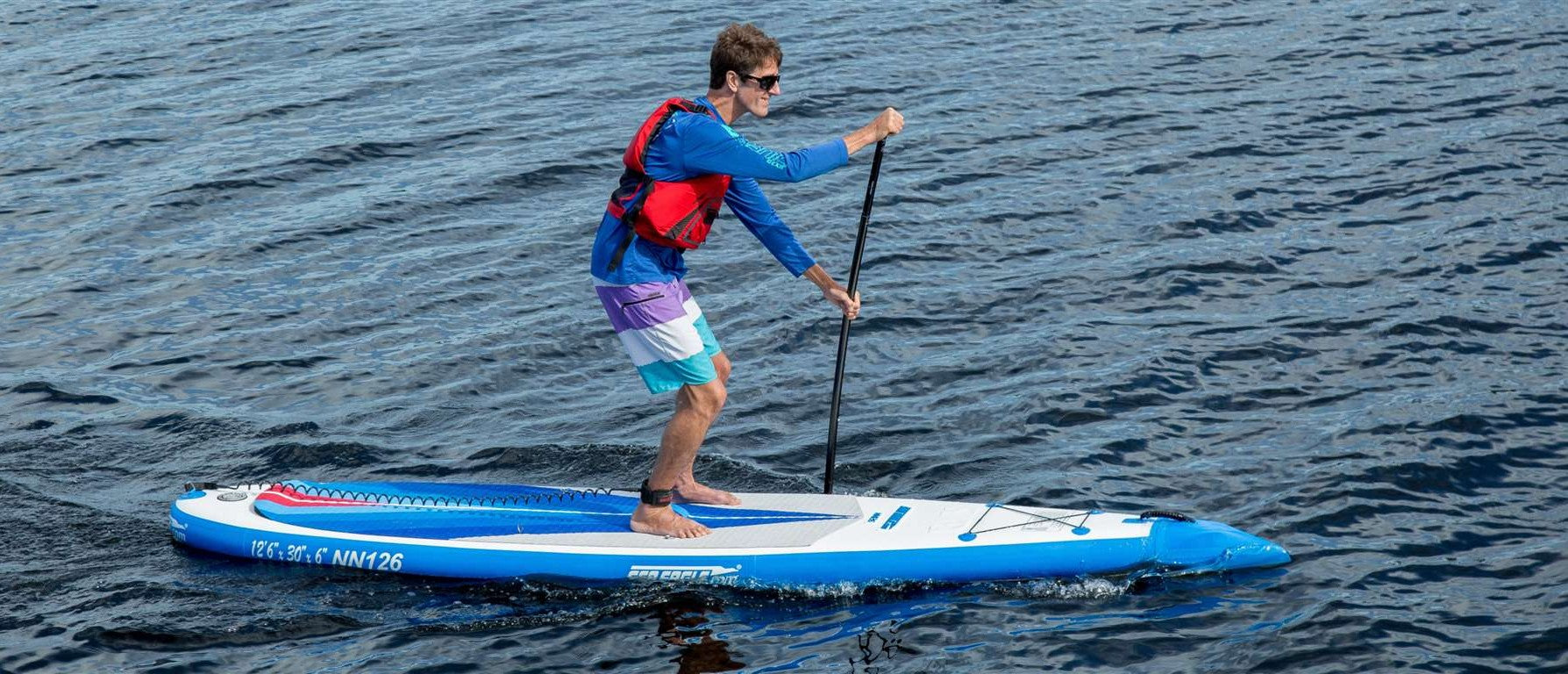 Sea Eagle NeedleNose Series NN126KEP,12 foot Inflatable SUP,Electric Pump Package,Solo,Easy Transport,Fast Set Up