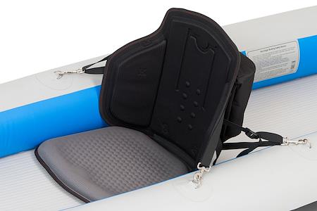 15 foot Inflatable Sea Eagle FastTrack 465FTKP Kayak V Bottom Pro Carbon Package,3 Person, Easy Transport, Fast Set Up