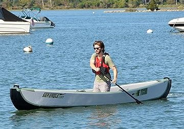 Sea Eagle TC16K-STW,16 foot Inflatable Canoe Package,2 Seats,Easy Transport,Fast Set Up