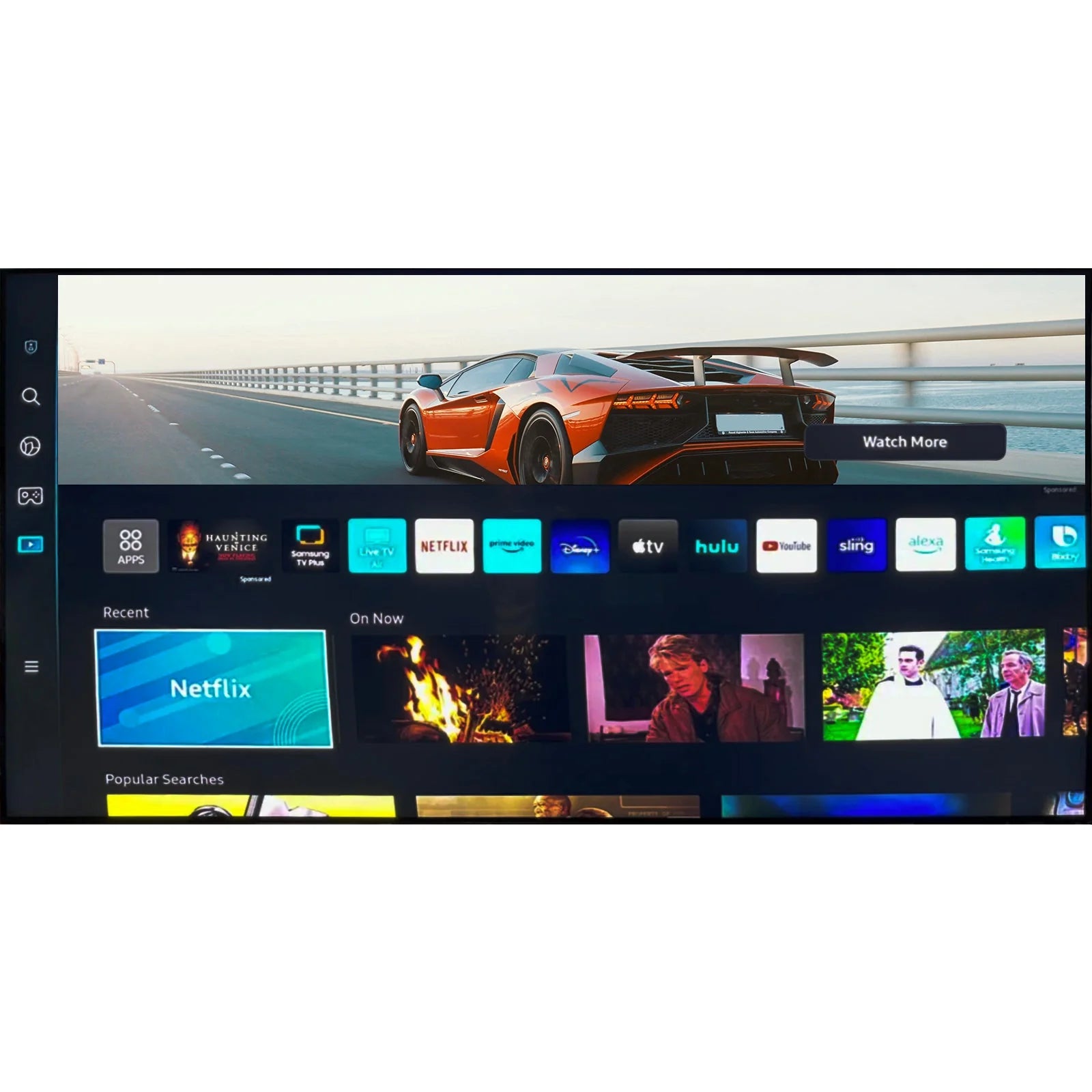Titan 65 inch Partial Sun Outdoor TV,S200 QLED,IP65 Weatherproof,1000 Nit Brightness,Tizen,4K,Dlby Atmos