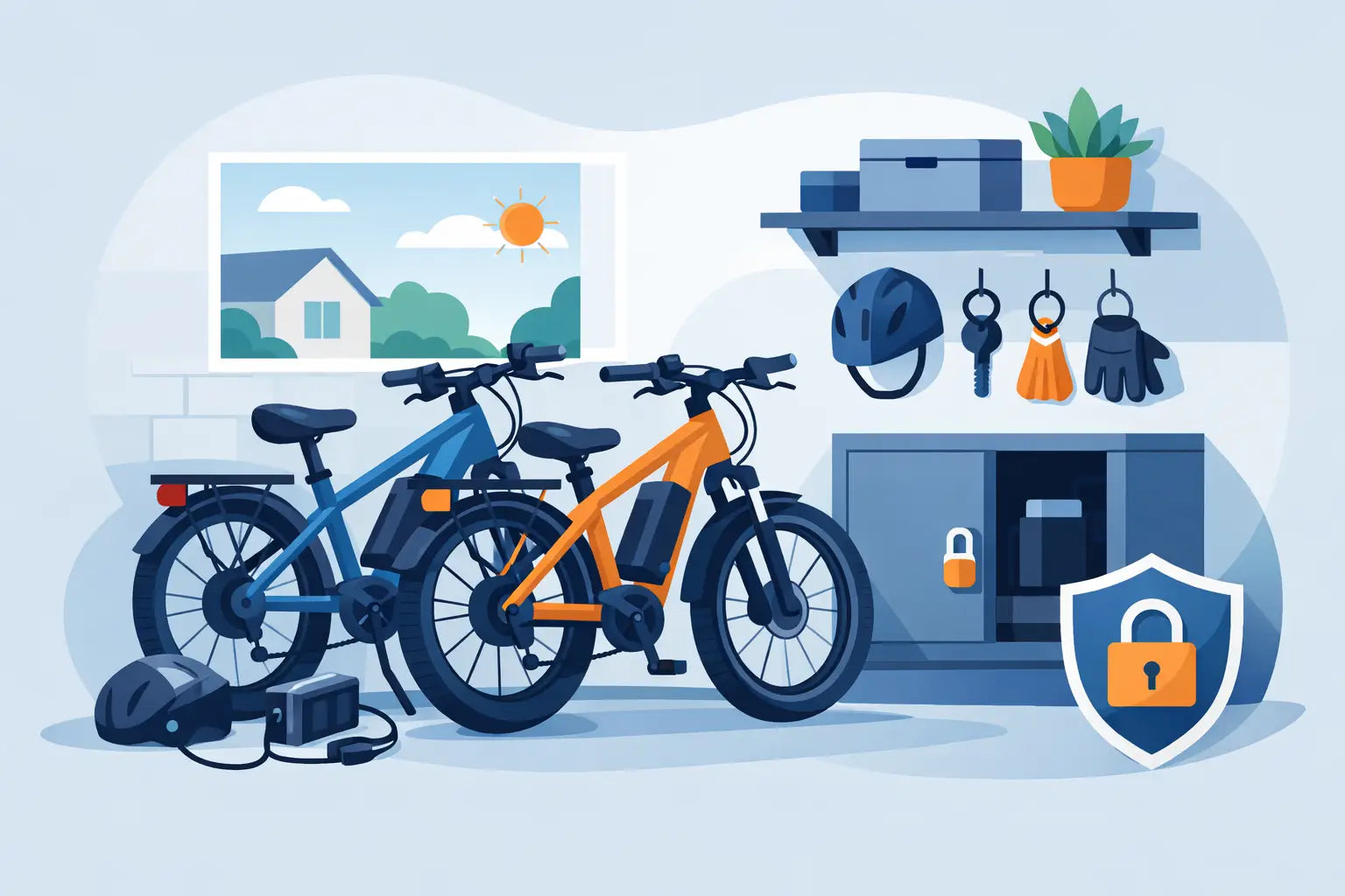 How to Store Electric Bikes at Home Safely