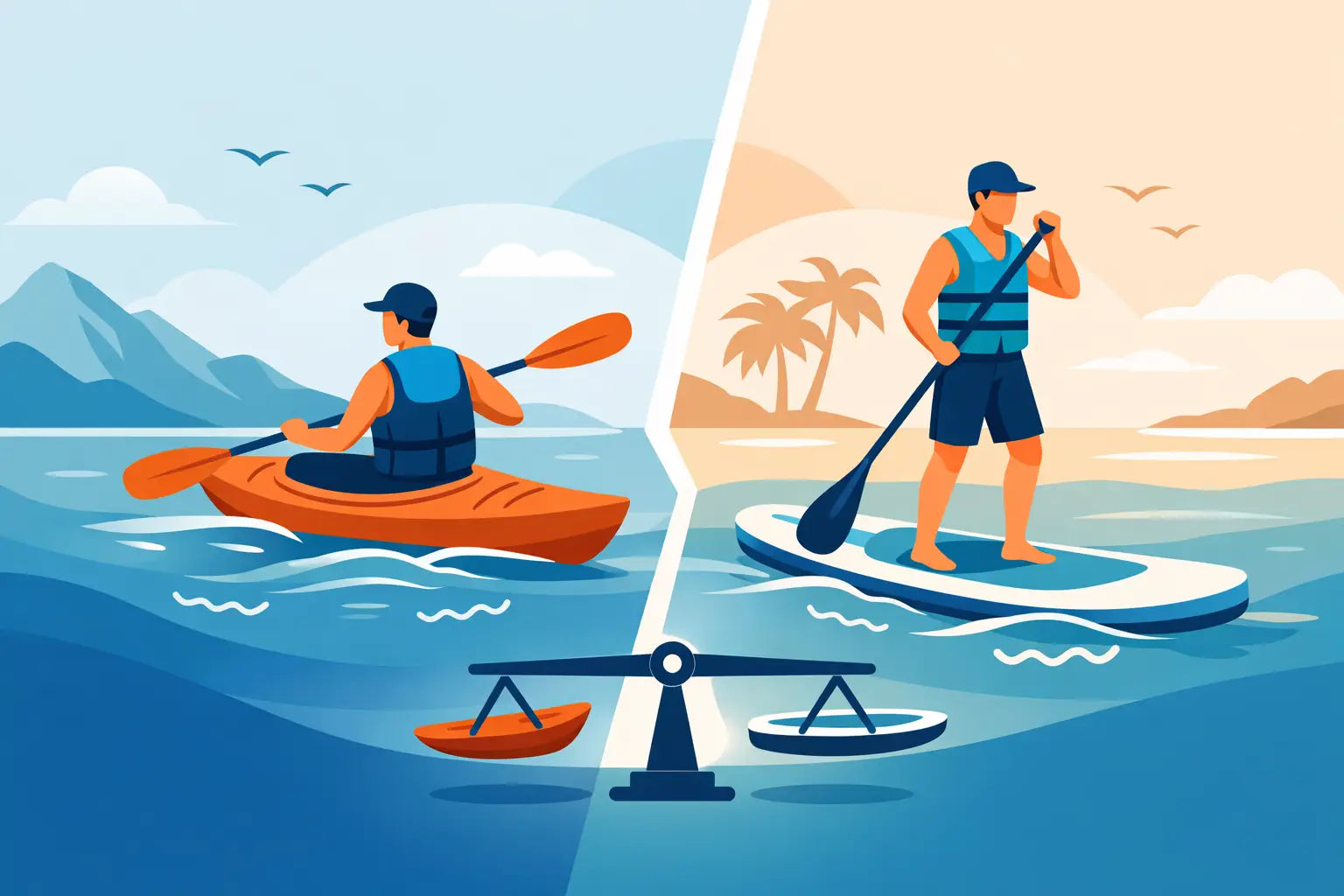 Kayak or Paddleboard Stability: Which Feels Safer?