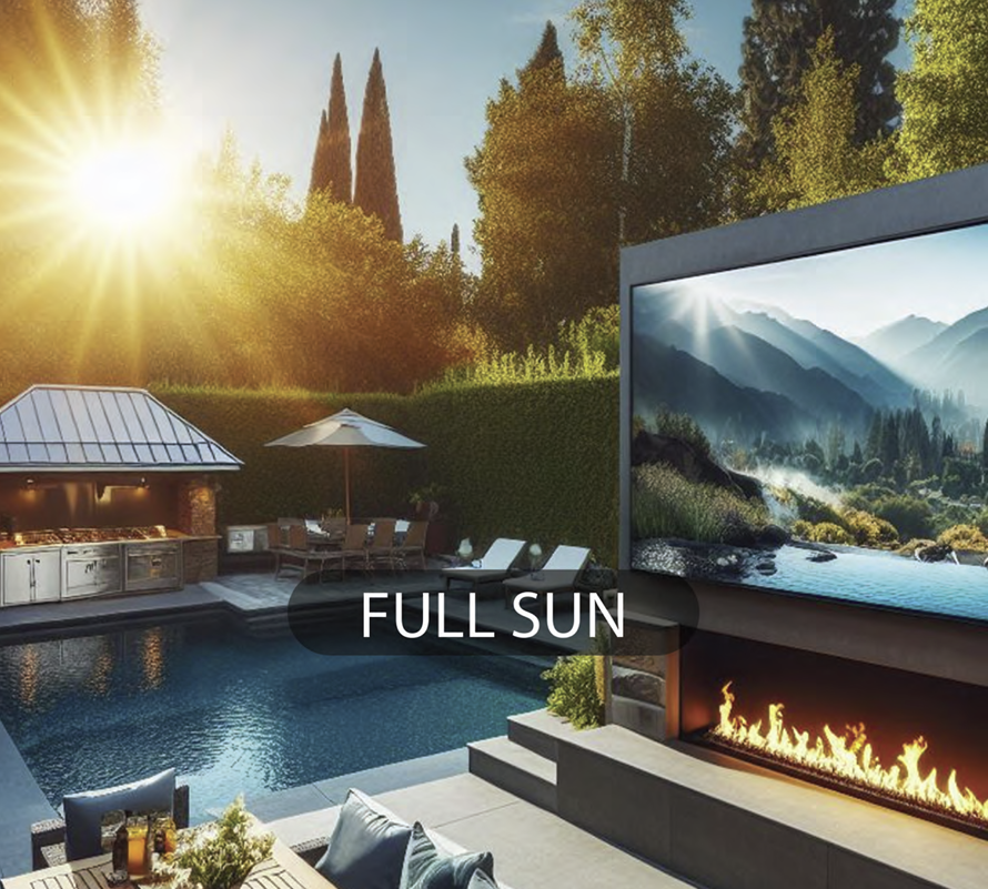 Full Sun Outdoor TV's