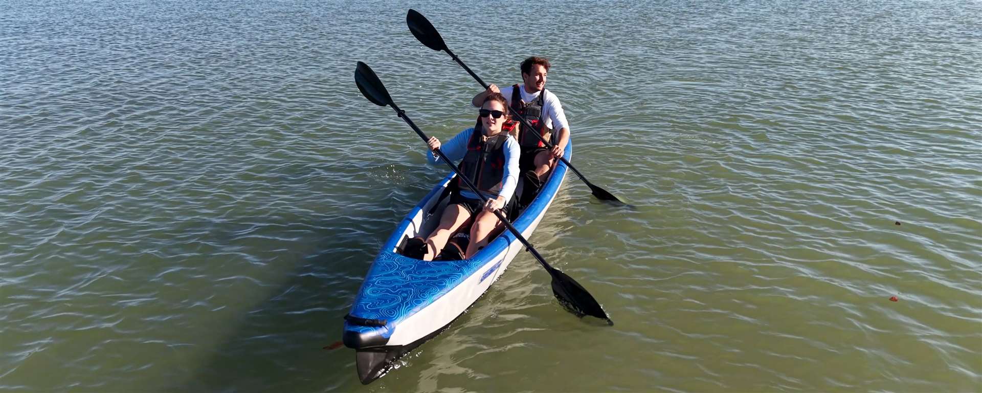 15 foot Inflatable Sea Eagle Kayak 473RLKP RazorLite Pro Tandem Package, 2 Seater, Easy Transport, Fast Set Up