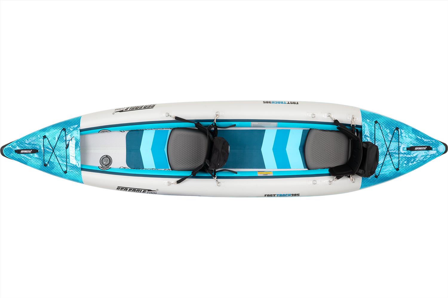 Sea Eagle 385FTKP FastTrack V-Bottom,12 foot Inflatable Kayak,Pro Package,1-2 Seater,Easy Transport,Fast Set Up