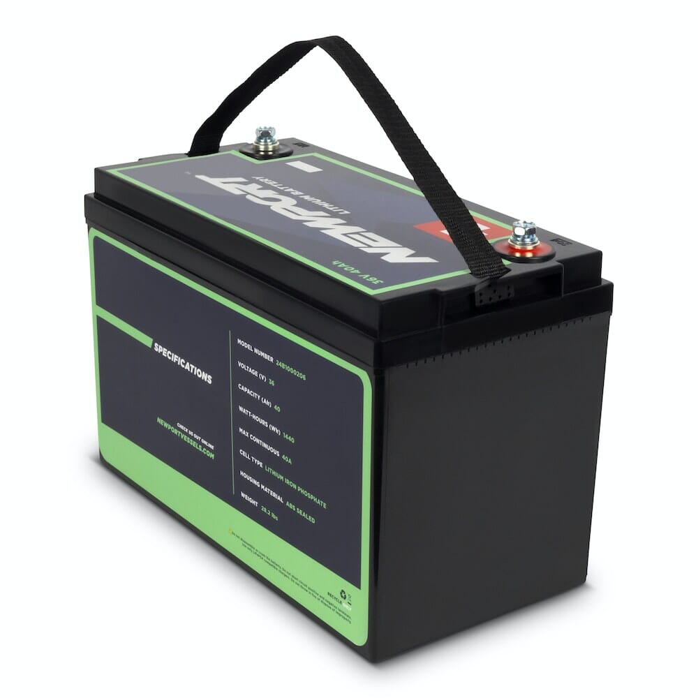 Newport 36V 40Ah Extended Range Lithium LiFePO4 Battery