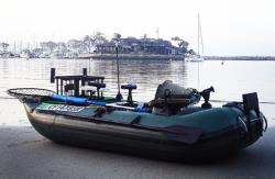 Sea Eagle 285FPBKP,9 foot Inflatable Frameless Fishing Pontoon,Pro Solo Package,1 Seater,Easy Transport,Fast Set Up
