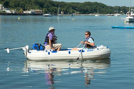 Sea Eagle Motormount SE9KFD ,11 foot Inflatable Boat,Fishermans Dream Package,4 Person,Easy Transport,Fast Set Up