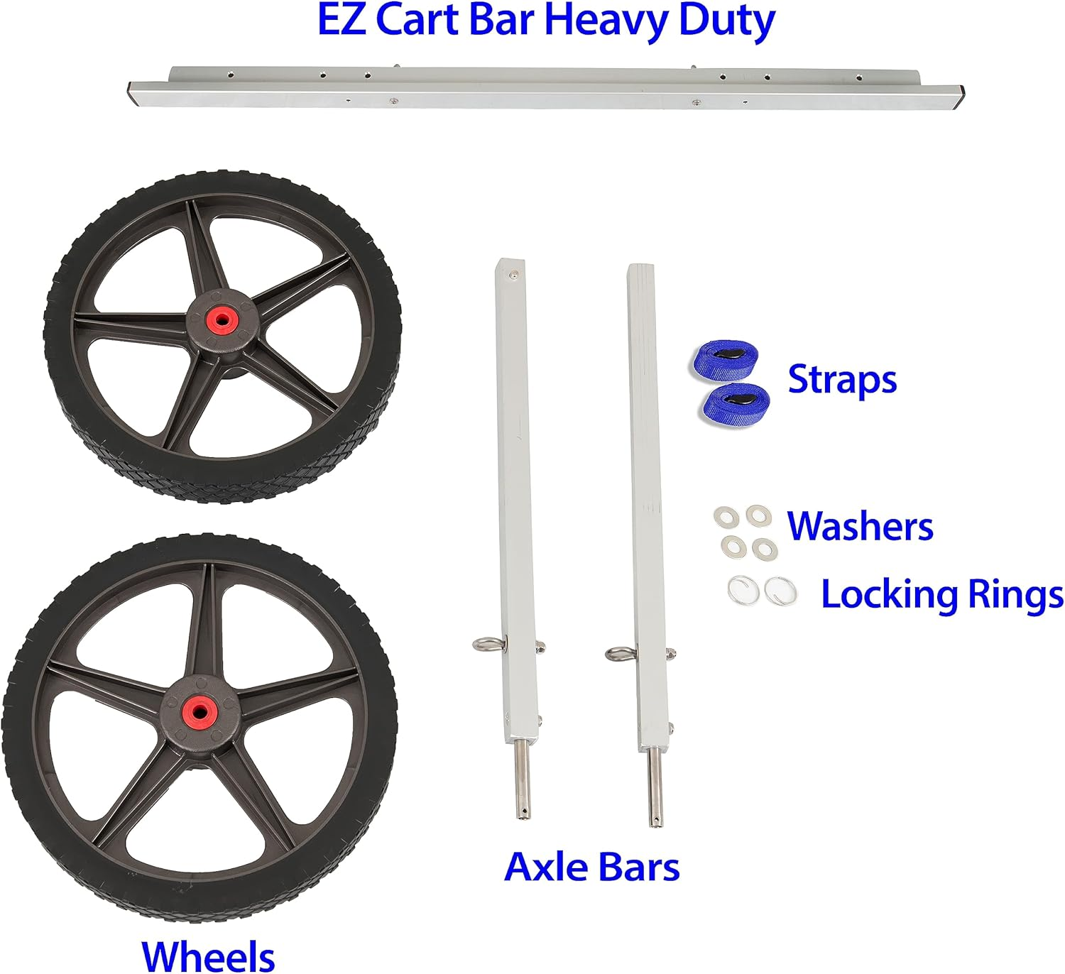 Heavy Duty EZ Cart for Sea Eagle Inflatable Boats, Adjustable and Lightweight