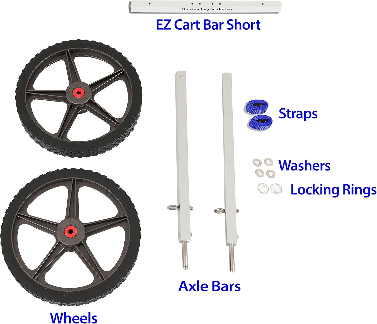 Small EZ Cart for Sea Eagle Inflatable Boats, Kayaks, SUP's,Adjustable and Lightweight