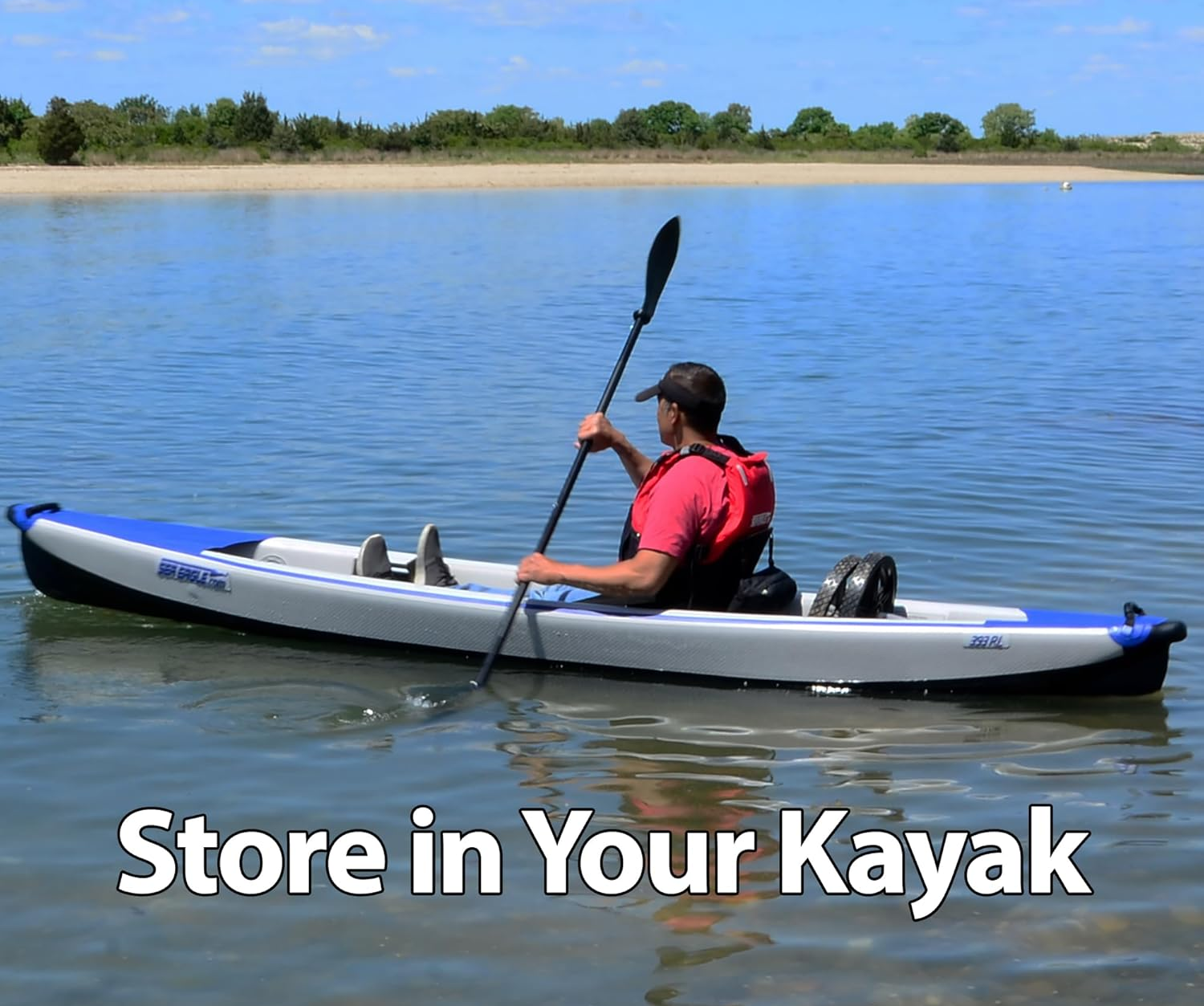 Small EZ Cart for Sea Eagle Inflatable Boats, Kayaks, SUP's,Adjustable and Lightweight