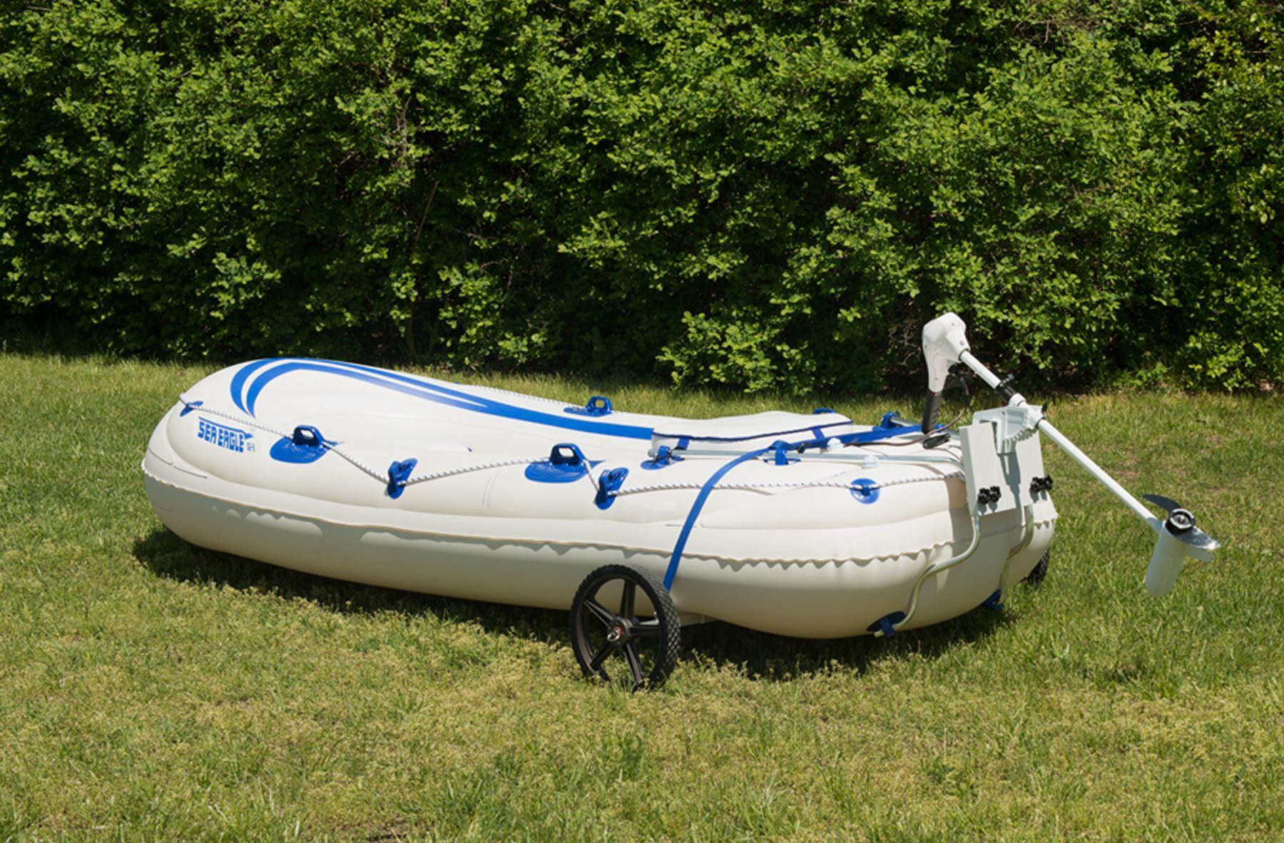 Wide EZ Cart for Sea Eagle Inflatable Boats, Adjustable and Lightweight