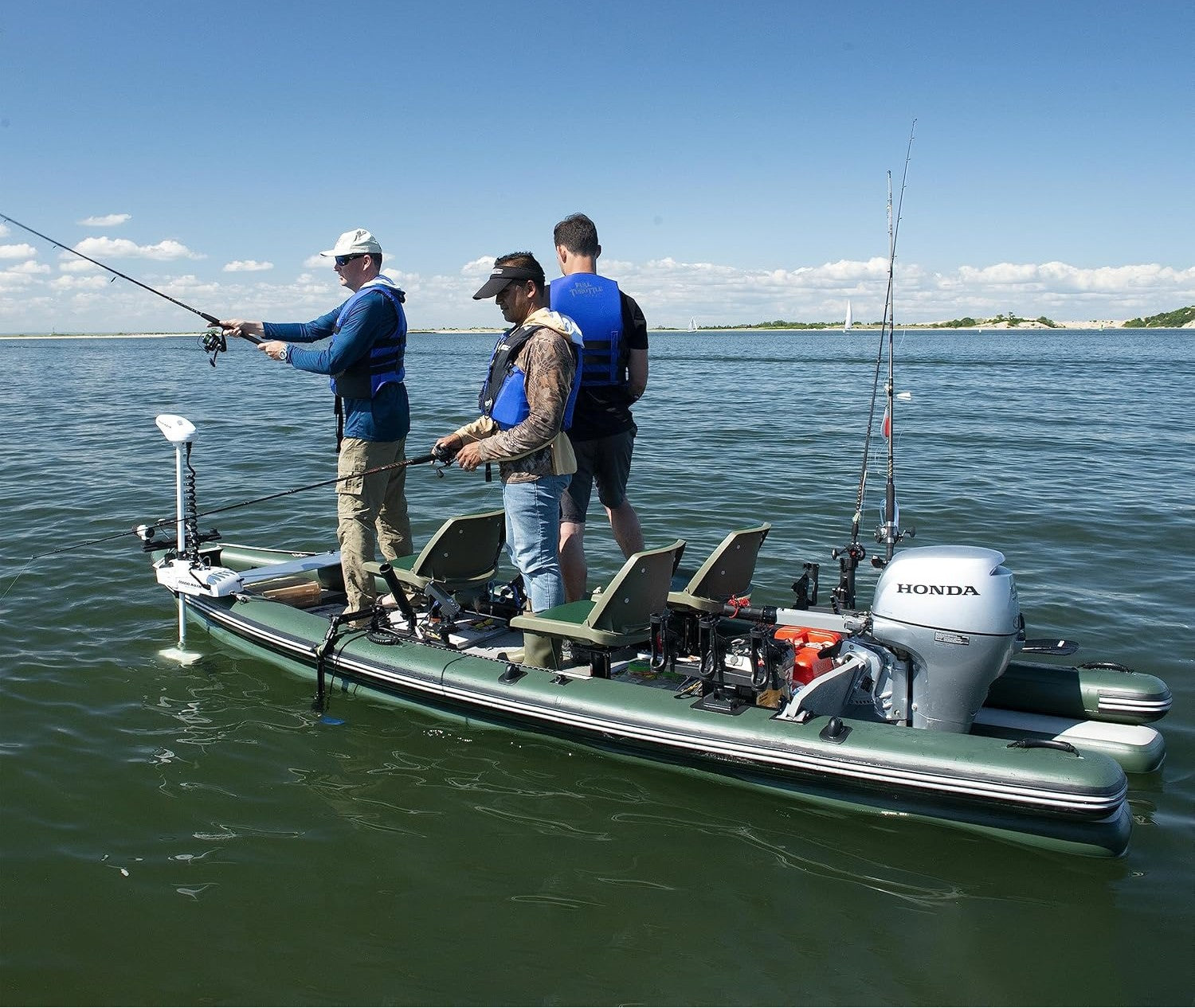 Sea Eagle FishSkiff FSK16KSW,16 foot Inflatable Boat,Swivel Seat Package,1-3 Seater,Easy Transport,Fast Set Up