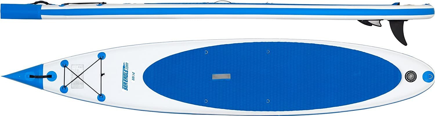 Sea Eagle NeedleNose Series NN14KST,14 foot Inflatable SUP,Start Up Package,Solo,Easy Transport,Fast Set Up
