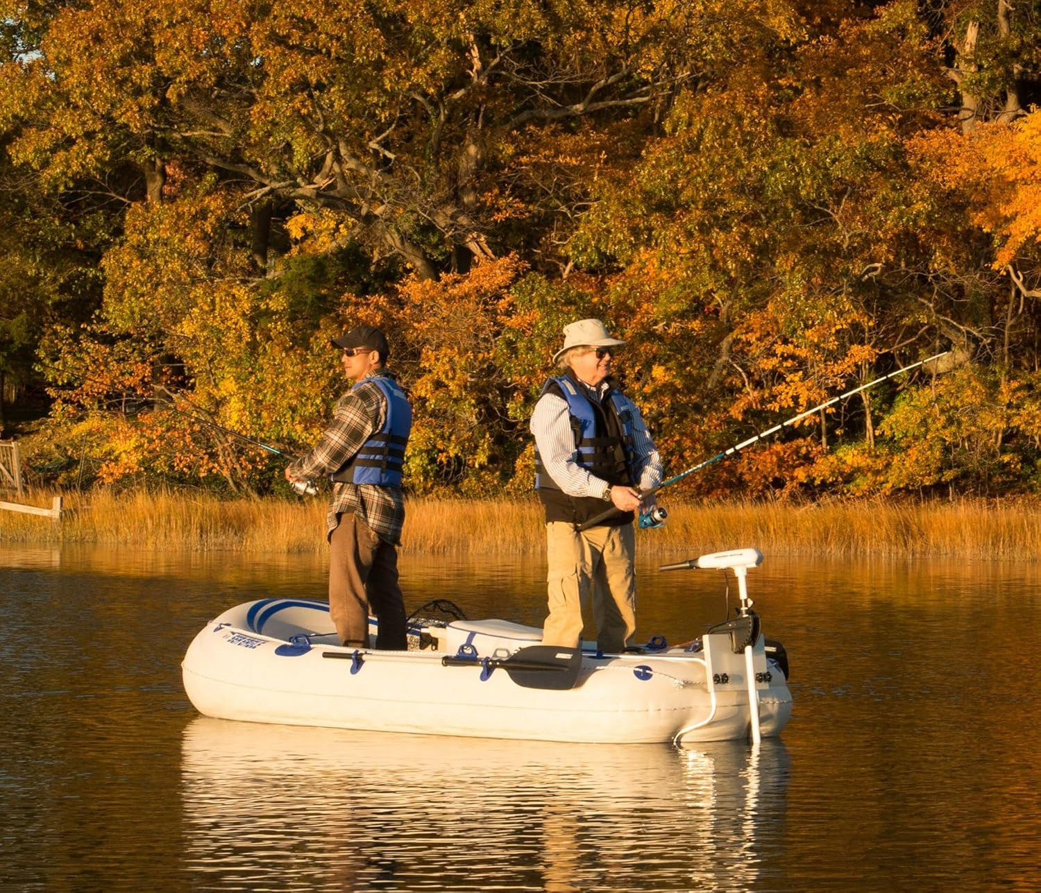 Sea Eagle Motormount SE9KFD ,11 foot Inflatable Boat,Fishermans Dream Package,4 Person,Easy Transport,Fast Set Up