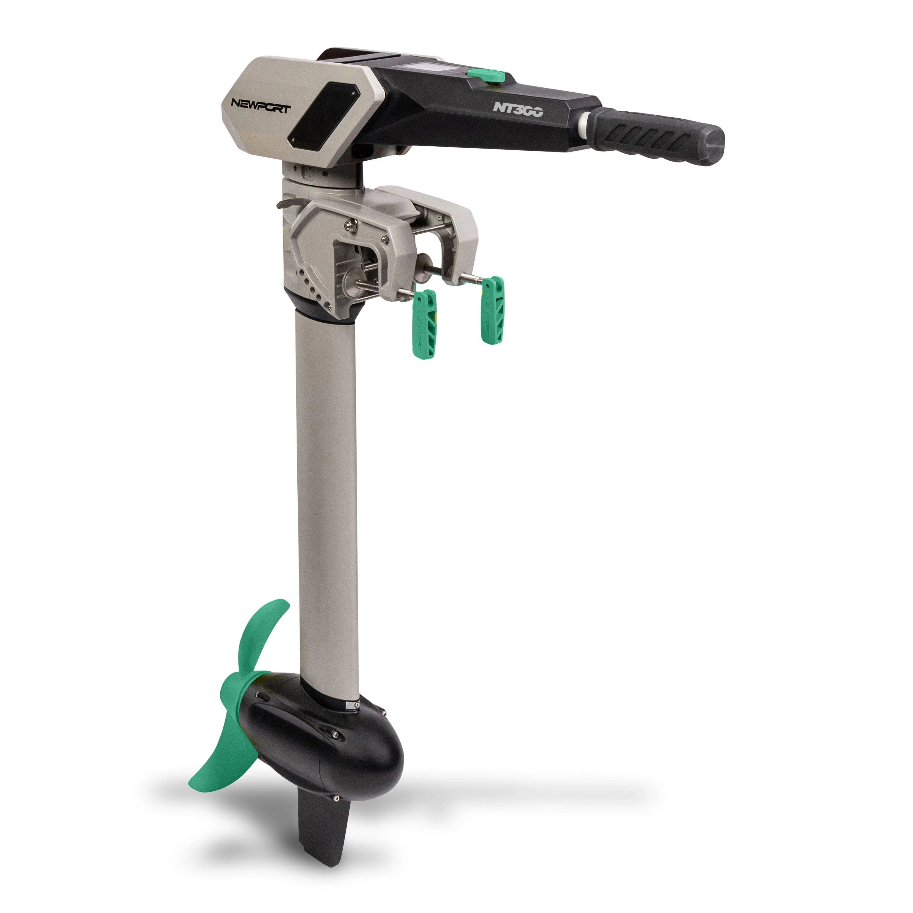 Newport NT300 Electric Outboard Motor,Standard 24.6 Length, Battery,Charger Package