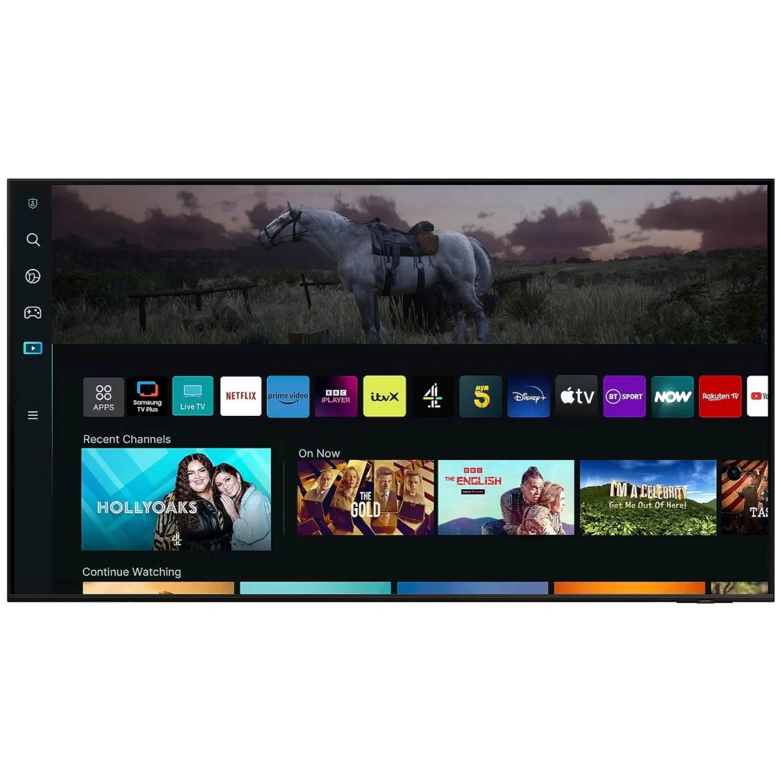 Titan Covered Patio Outdoor TV,S100 QLED,IP65 Weatherproof,Tizen,4K,Dlby Atmos