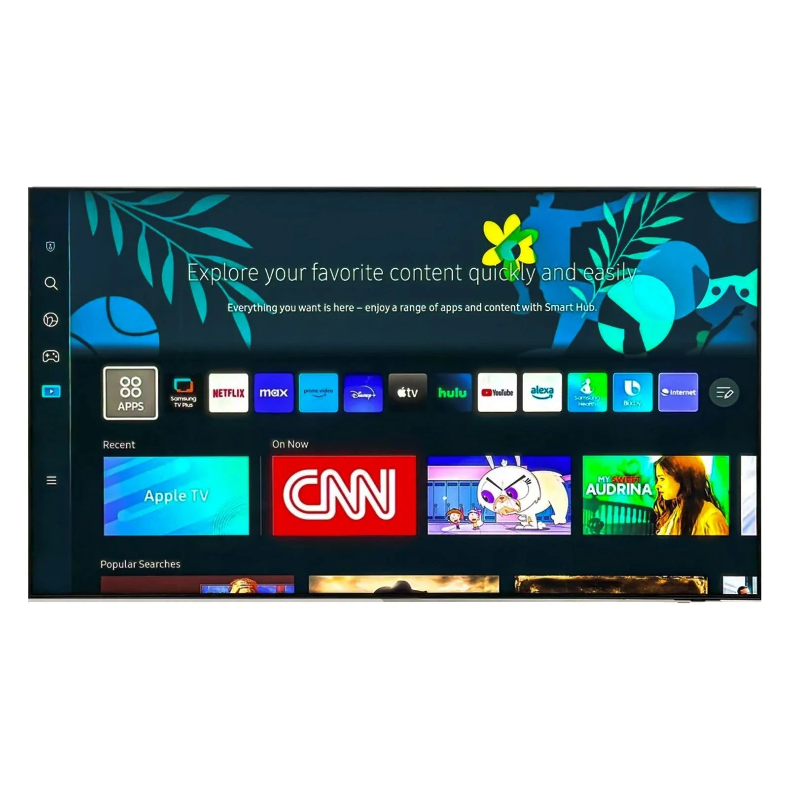 Titan Full Sun Outdoor TV,Commercial Grade,Weatherproof,QLED,4K Smart TV powered by Samsung Tizen SmartThings